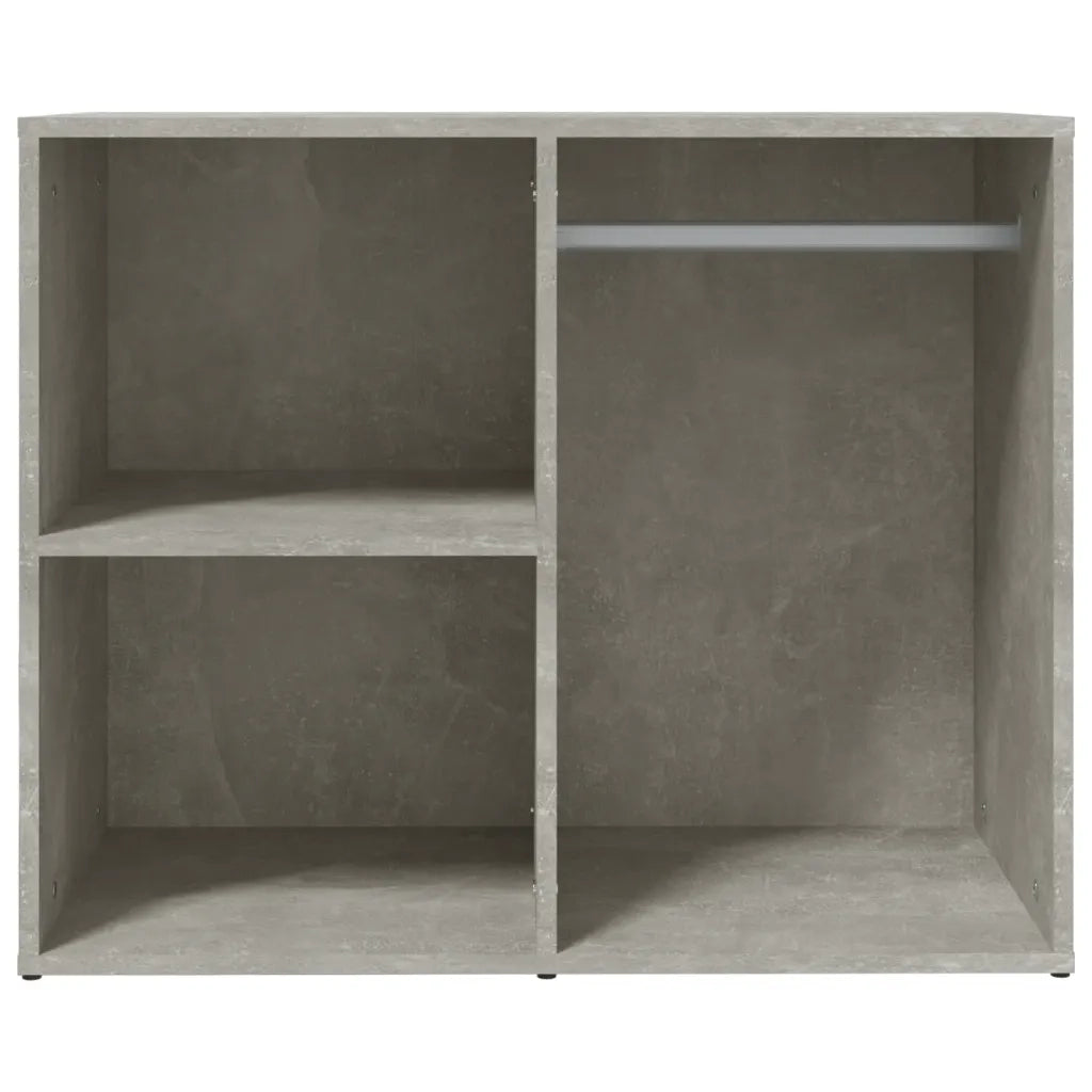 Armadietto Cosmetici Grigio Cemento 80x40x65 Legno Multistrato 808850