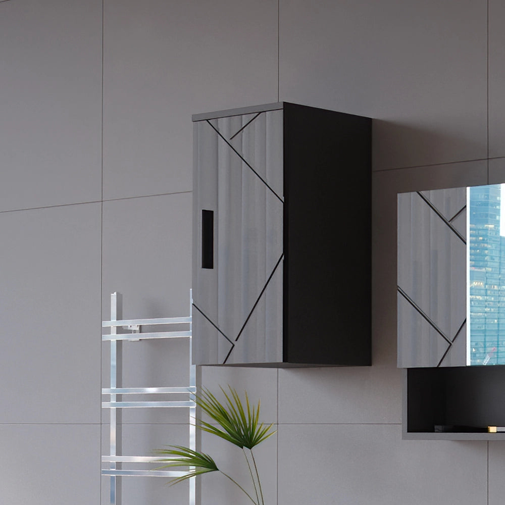 Mobile bagno Irma Antracite lucido 30 x 59 cm Vicco
