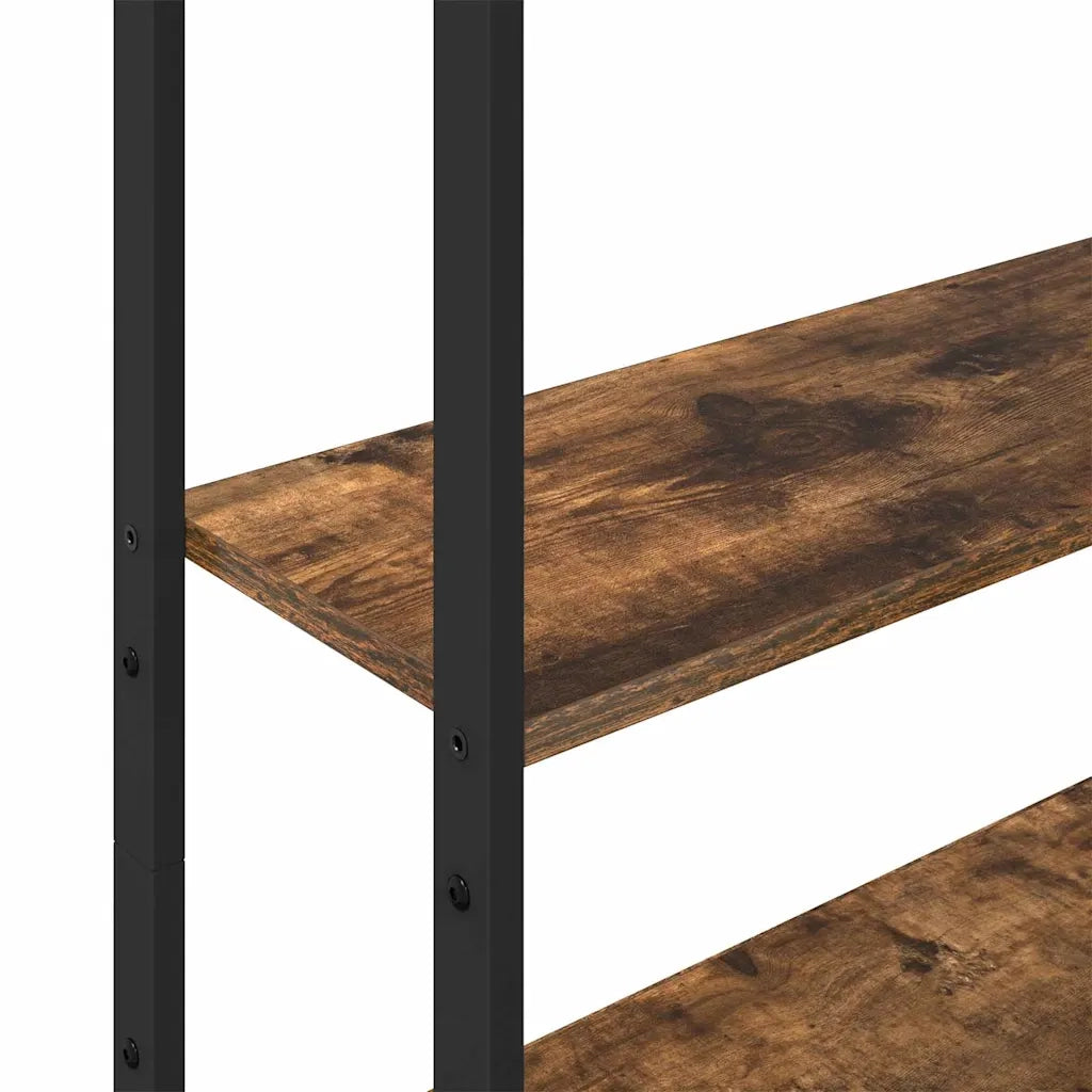 Armadio per Libri Rovere fumé 60 x 24 x 161 cm 883858
