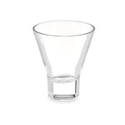 Bicchiere conico con base 230 ml trasparente