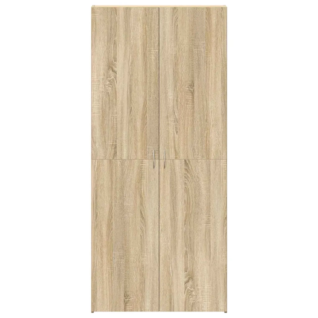 Mobile per scarpe Marrone 80 x 35.5 x 180 cm Legno multistrato 3333838