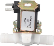 Vitello Elettromagnetico 3/8" - Chiusura Normale - 12V - Alimentazione Idrica - Materiale di Alta Qualità - Adatto per Diverse Applicazioni
