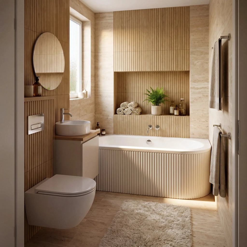 Vasca Bagno Rea Orion Stripe Left 150cm