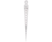 Misuratore di diametro con scala di 1-15 mm - Acciaio inossidabile - Metrico/Imperiale - Misurazione interna del diametro - Misurazione con diaframma - Precisione alta - Rilevamento preciso