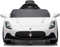 Macchina Elettrica per Bambini Licenza Ufficiale Maserati 10,8V 5Ah Bianco