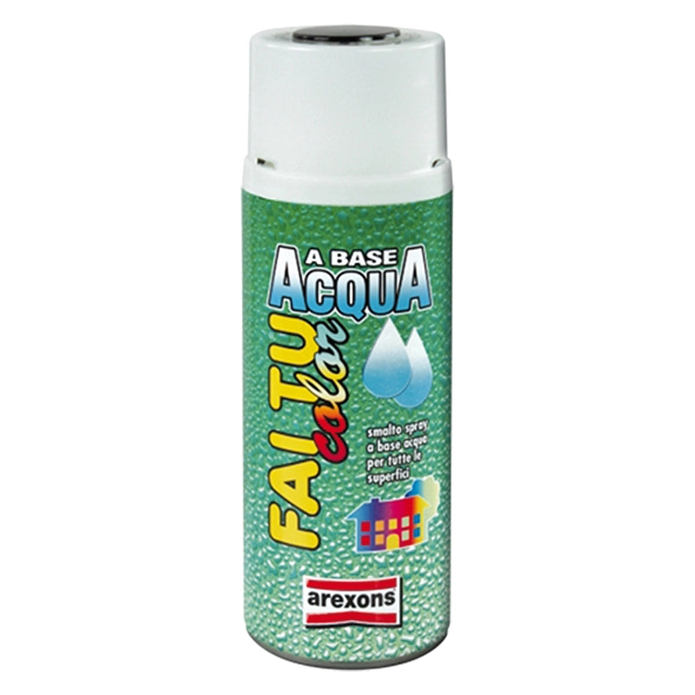 SMALTO SPRAY A BASE ACQUA ml. 400 - bianco lucido  - AREXONS