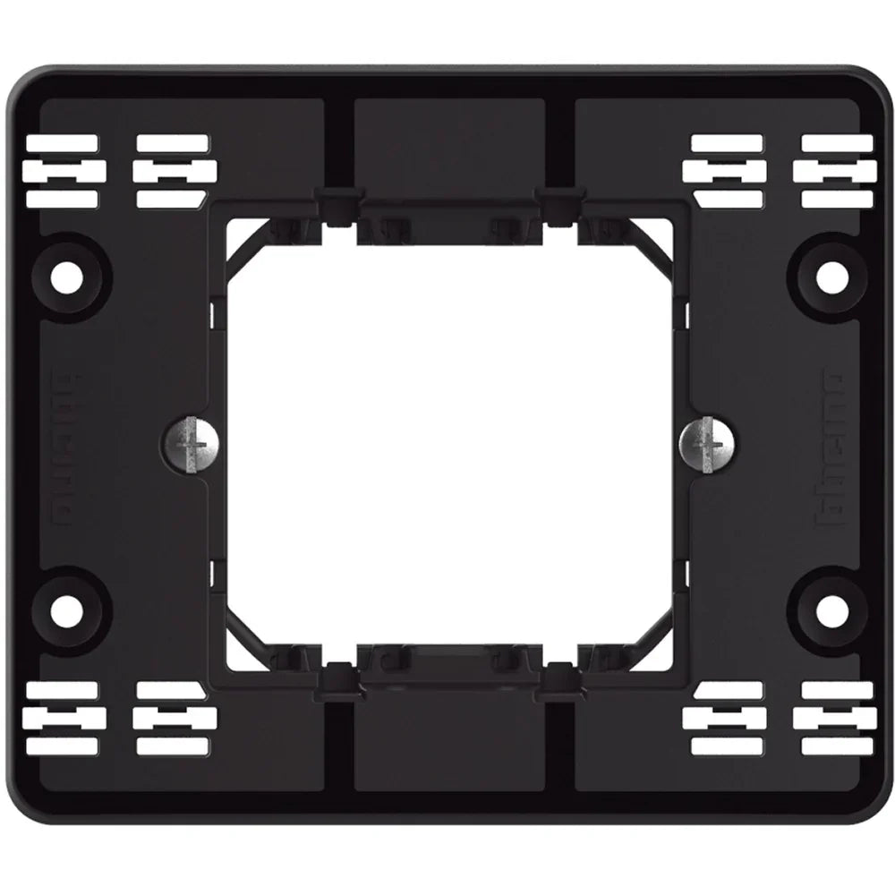 Supporto Bticino MatixGO 2 moduli fissaggio viti J4702