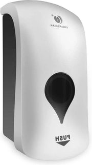Dispensatore di Sapone Schiumoso Refillabile Commerciale, Manuale - 35oz (1000ml) - Bianco