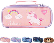 Etui per bambine, etui unicornio per l'asilo nido con grande capacità, etui unicornio, bello e carino, adatto per bambine come regalo di scuola (solo UN etui, senza penna)