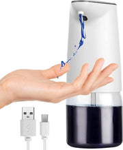 Dispensatore di sapone automatico 500 ml senza contatto caricabile via USB per mani, servizio - bagno, cucina