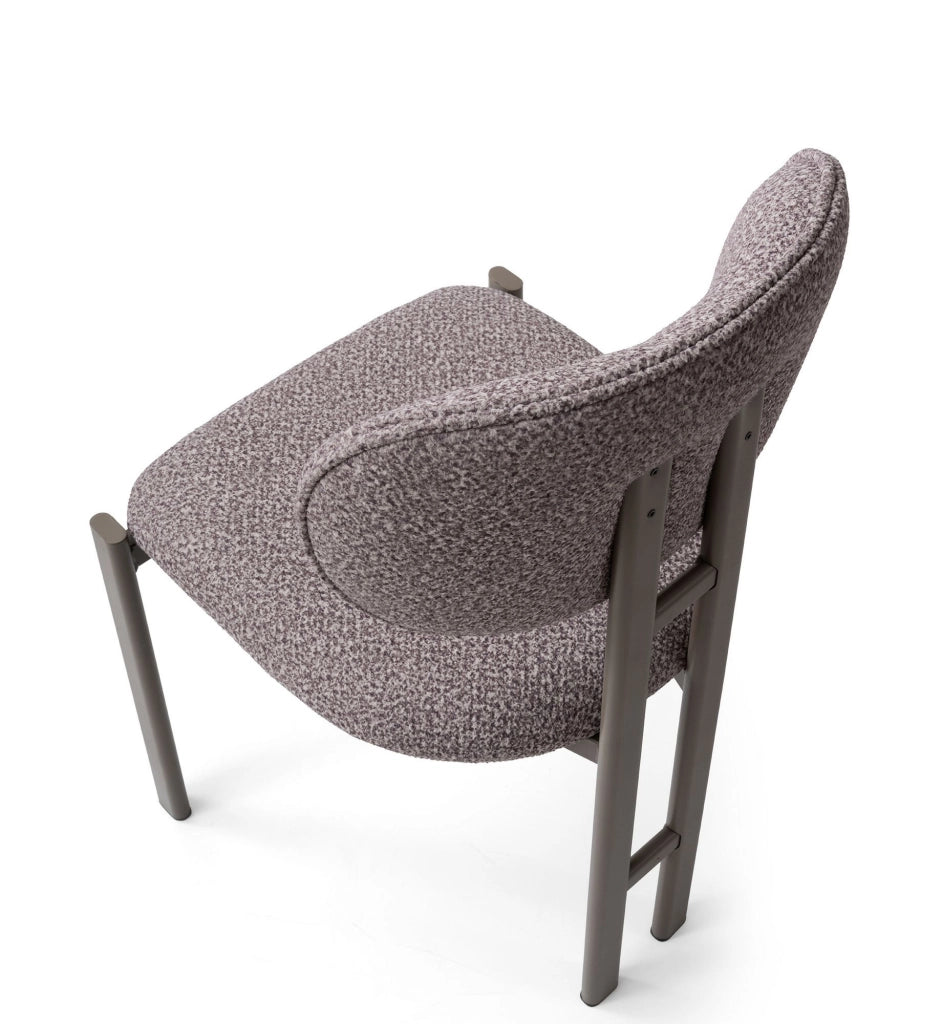 Set di sedie in metallo "Muriz" (2 pezzi) - Cenere