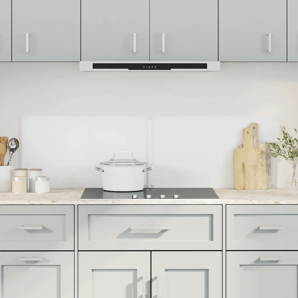 Paraschizzi per Cucina 2 pz Trasparente 70x60cm Vetro Temperato CFW4393420