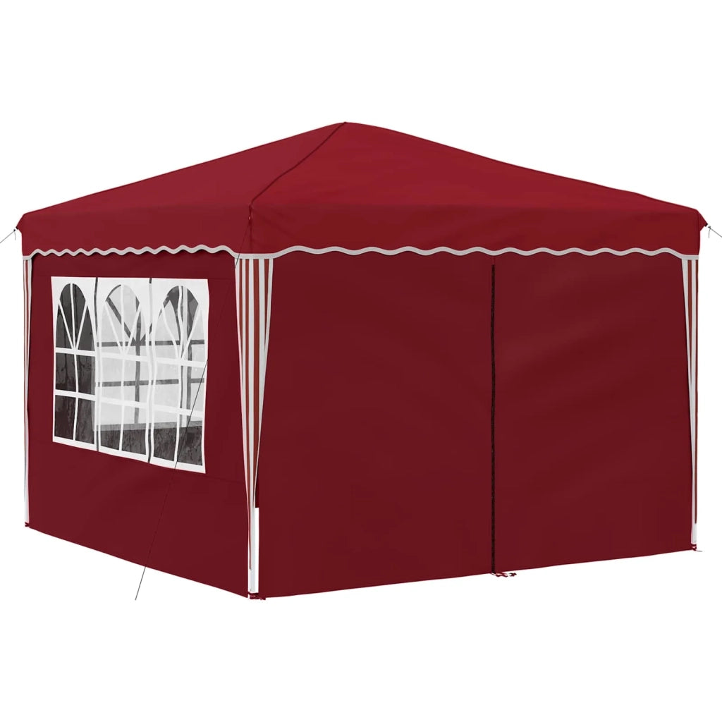 Tenda per feste a pop-up 288 x 288 x 245 cm Borgogna