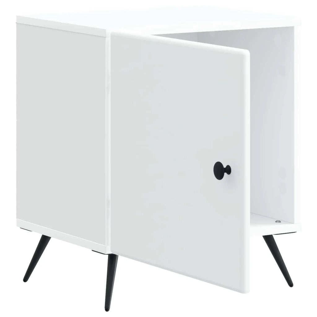 Set di 2 Comodini | Armadio da Notte | Mobiletto da notte Bianco 43 x 34,5 x 50 cm