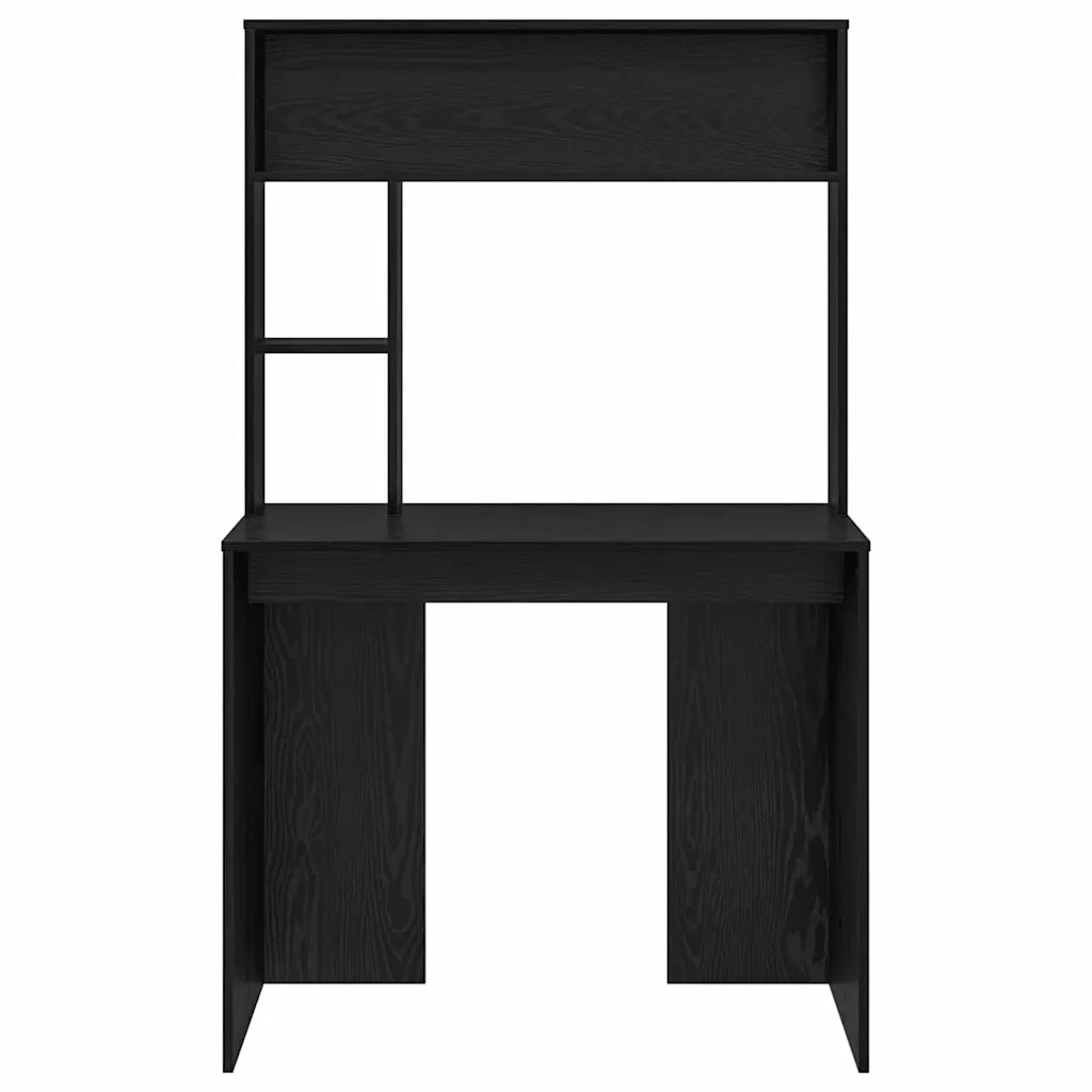 Scrivania Rovere Nero 91 x 50 x 149 cm Legno multistrato 869259