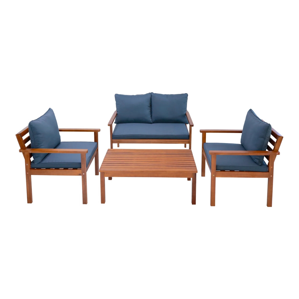 Set di mobili da giardino 4 pezzi in legno di acacia grigio naturale 03_0010527