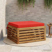 Cuscino per Sedia in Unico Pezzo SOEST 100% Poliestere Rosso 944925