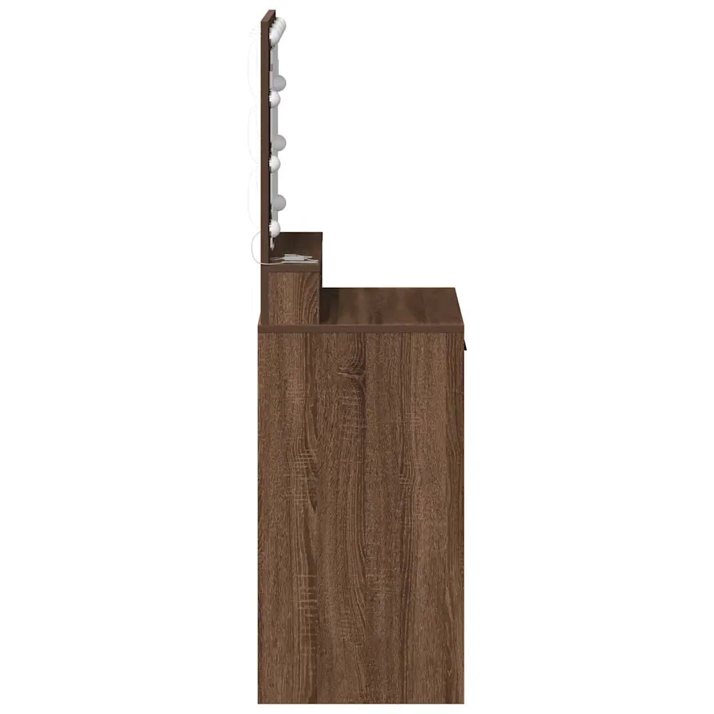 Tavolo da Trucco Rovere Marrone 50 x 41 x 135 cm 865097