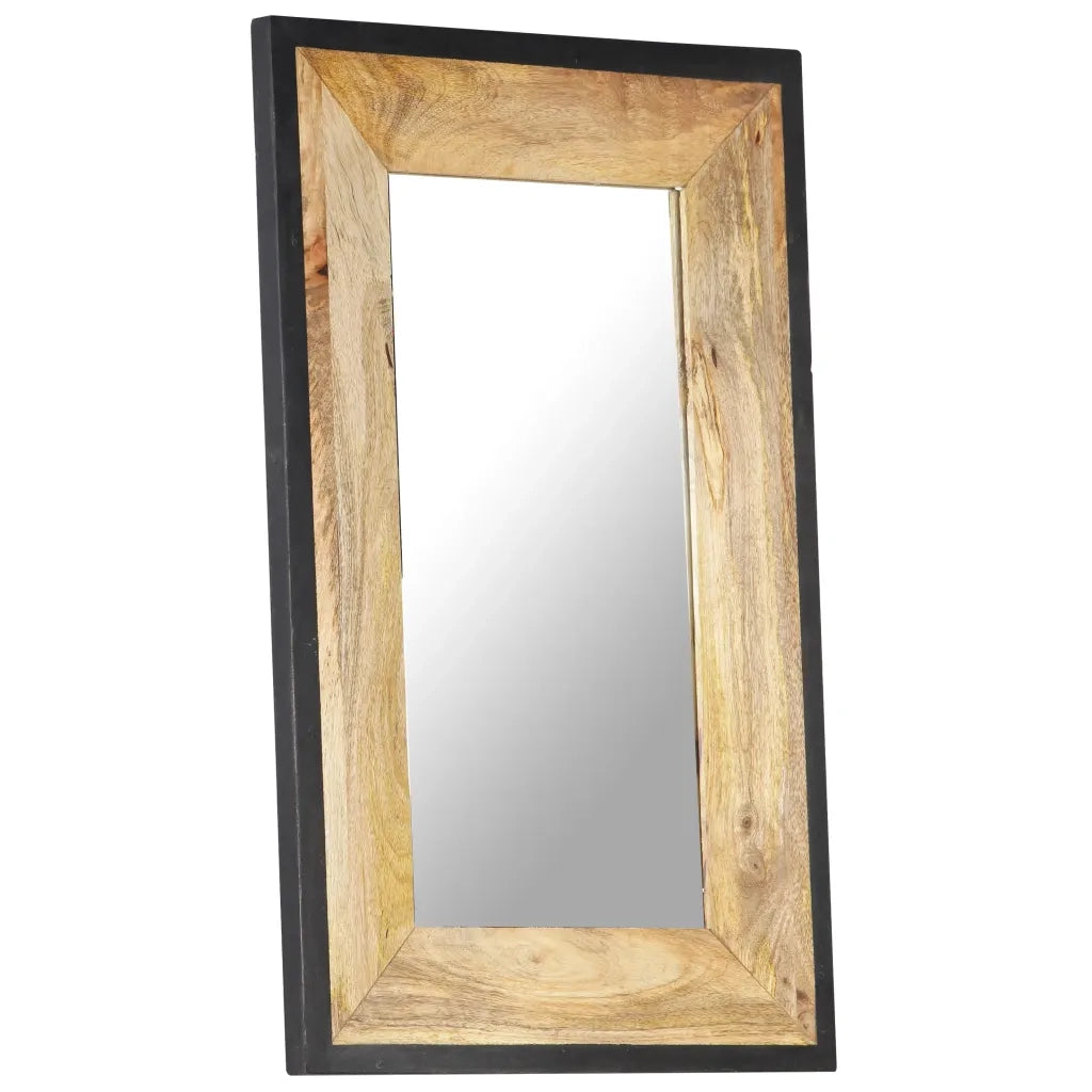 Specchio 80x50 cm in Legno Massello di Mango
