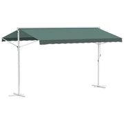 Tenda da giardino pieghevole ¨C zephmum ¨C verde scuro 4x3m