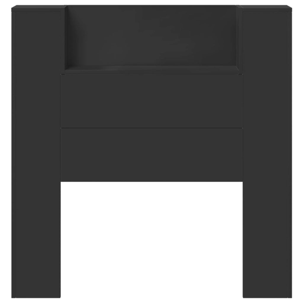 Testiera Nero 100 x 16,5 x 103,5 cm Legno multistrato 3418648