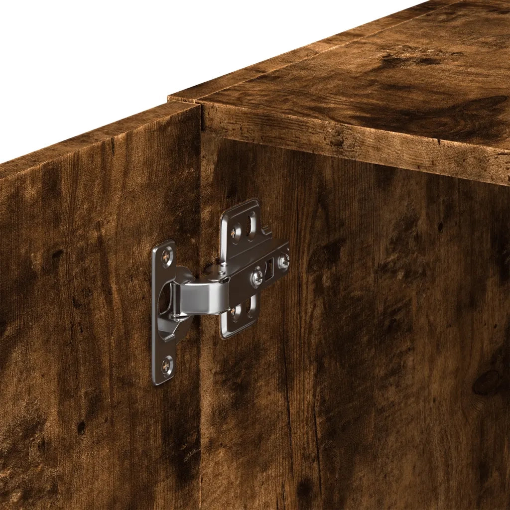 Mobile a Parete Rovere Fumo 40x42,5x40 cm in Legno Multistrato
