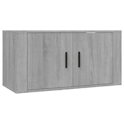 Mobile TV a Parete | Armadietto TV | Mobile Porta TV grigio sonoma 80x34,5x40 cm