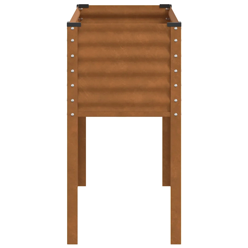 Fioriera da giardino 100x45x90 cm in acciaio corten 4008974