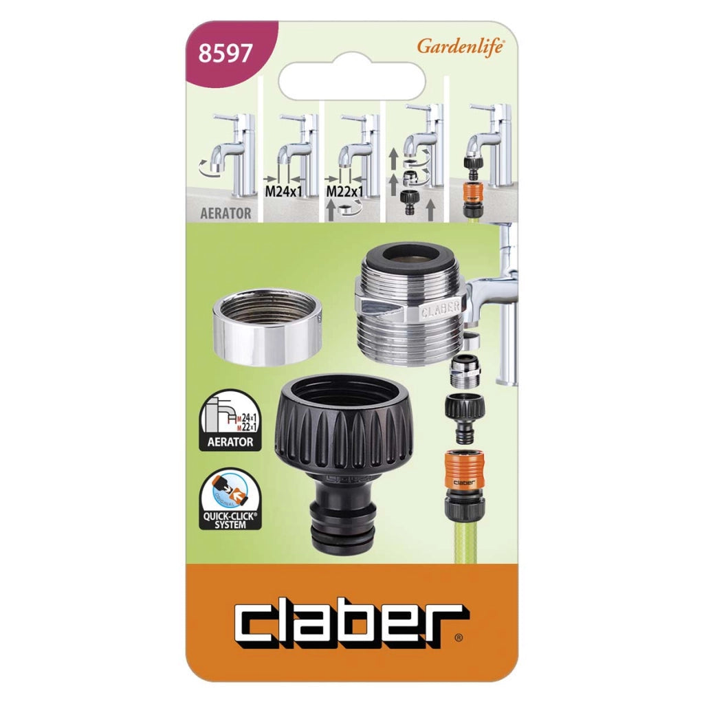 PRESA A RUBINETTO BAGNO CUCINA INN RAP CLABER  3/4F +M22+F24 SELF 8597