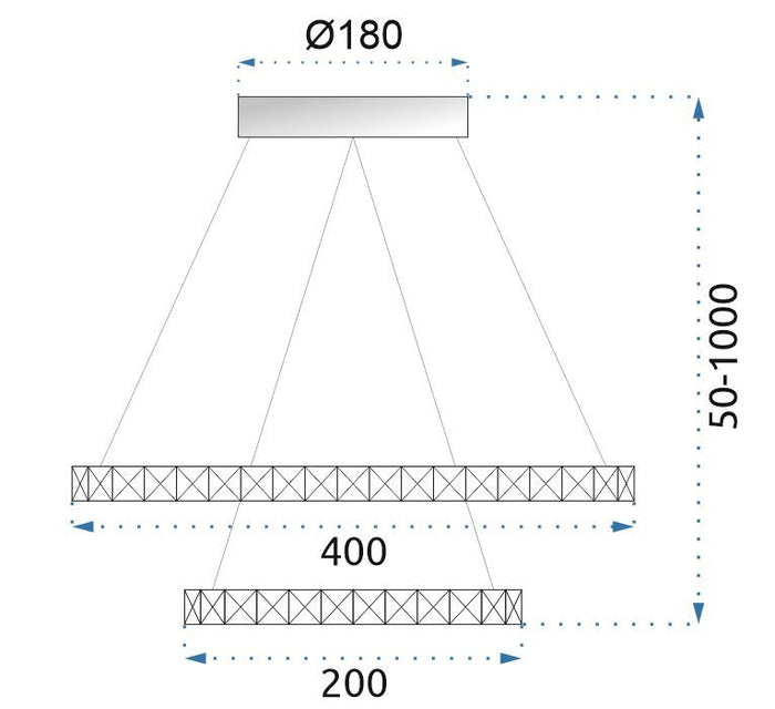 Lampada Vegas 20/40 + Telecomando App658