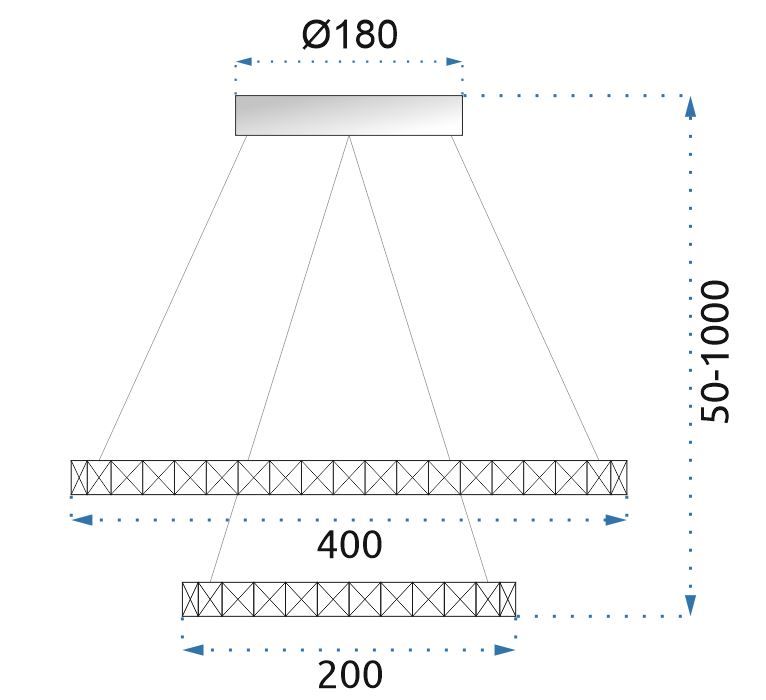 Lampada Vegas 20/40 + Telecomando App658