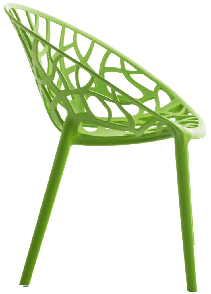 Set 4 sedie da giardino HOPE verde