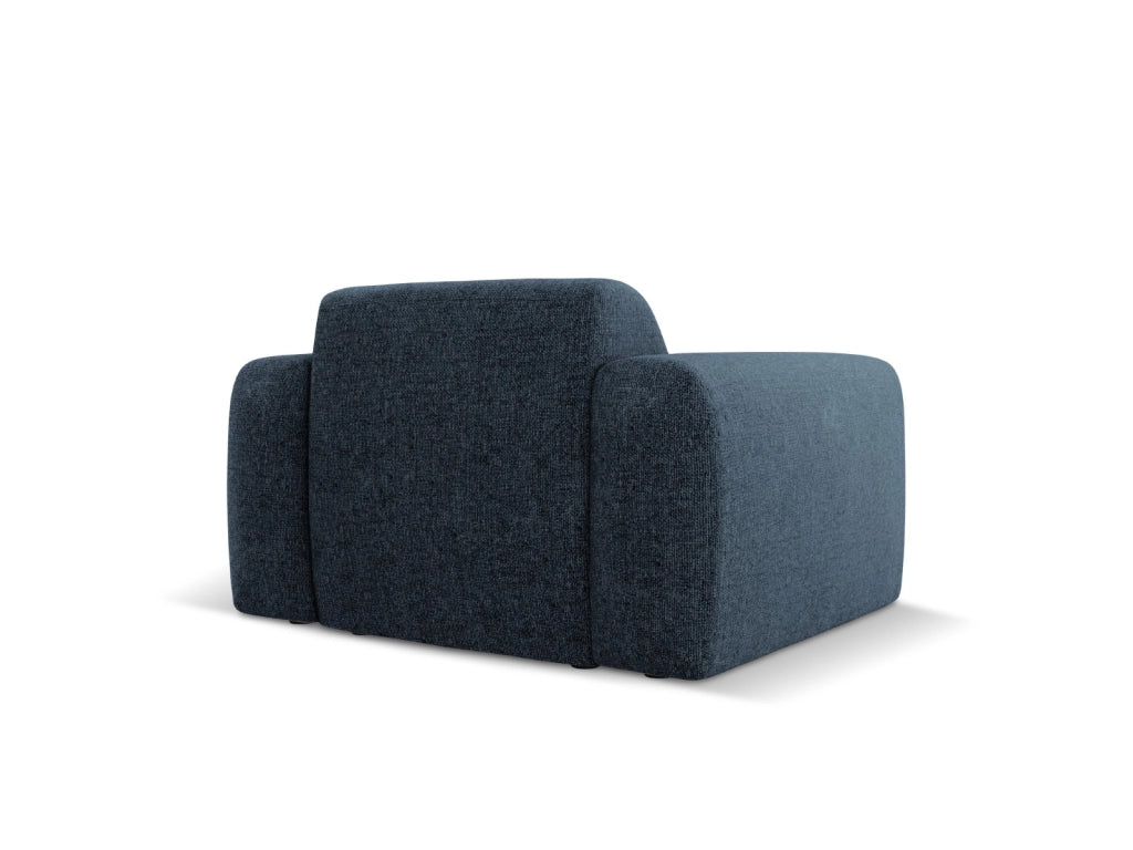 Cosmopolitan Design - Poltrona "Nolio" 2 posti in ciniglia blu reale 