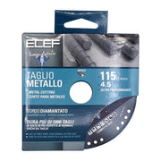 DISCO DIAMANTATO PER TAGLIO METALLO D 115 MM- 1,0 pz