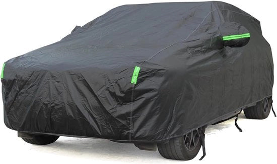 Autoafdekzeil impermeabile con imbottitura di cotone per protezione contro il tempo; misura S: massimo 445 cm
