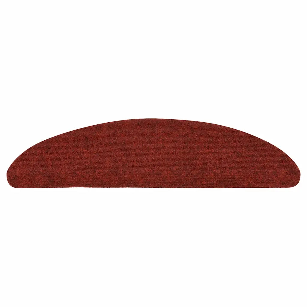 Tappeti Adesivi per Scale 15 pz 56x17x3 cm Rossi 136392