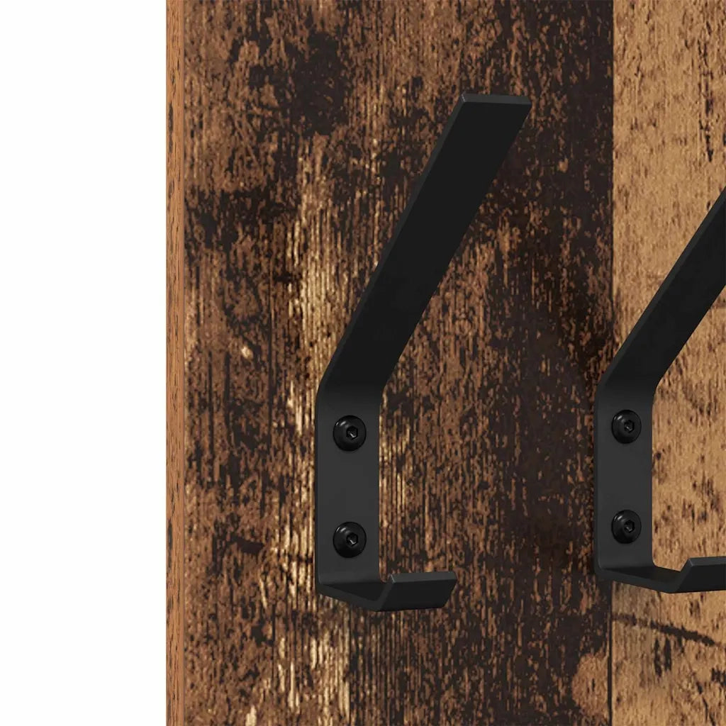 Appendiabiti a muro Legno vecchio 20 x 1,5 x 100 cm CFW9928723
