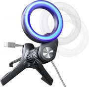 Sostegno per iPhone con Magnetismo Auto Sostegno con Fissaggio Rond [Ventilato] - Manuale e Senza Blocco con Rotazione 360° - Adatto per iPhone