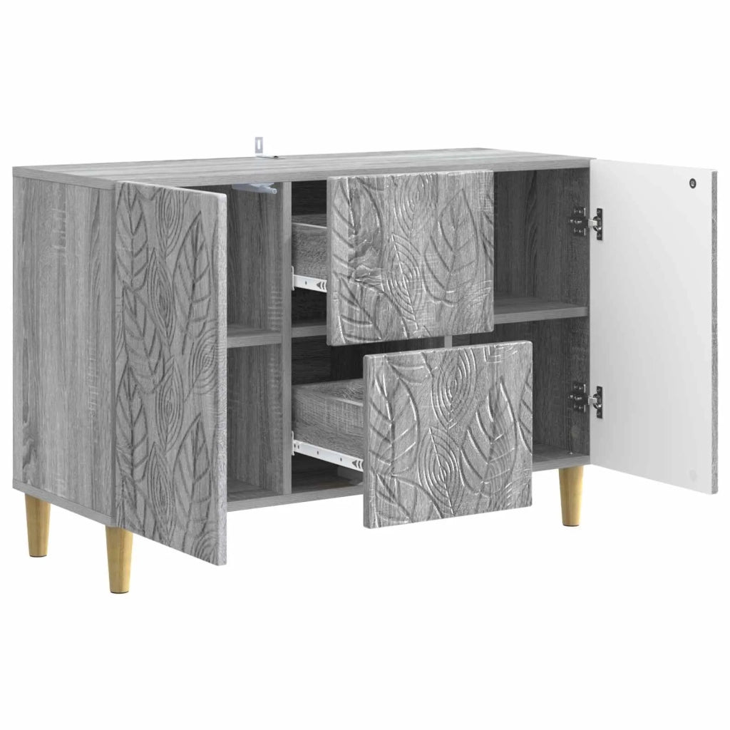 Credenza Sonoma grigio 89 x 34,5 x 60 cm Legno ingegnerizzato