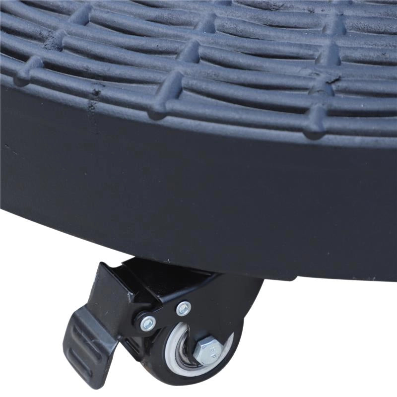 BASE PER OMBRELLONE DA 38MM E 48MM IN RESINA E ACCIAIO 52 X 41 CM NERO