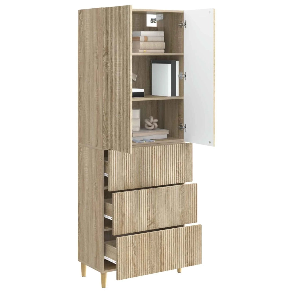 Set di armadi 2 pcs Rovere Sonoma 66 x 34,5 x 90 cm