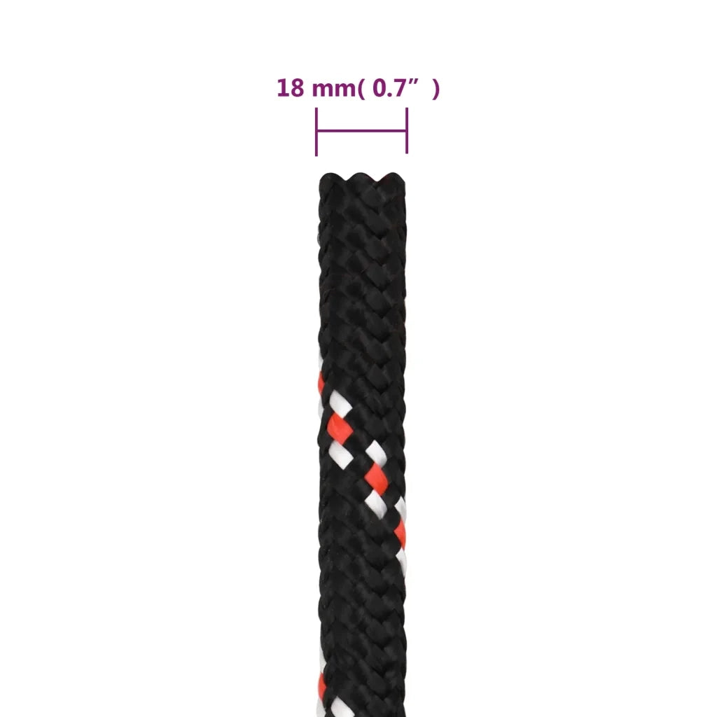 Corda per barca Nera 18 mm 25 m in Polipropilene 152364