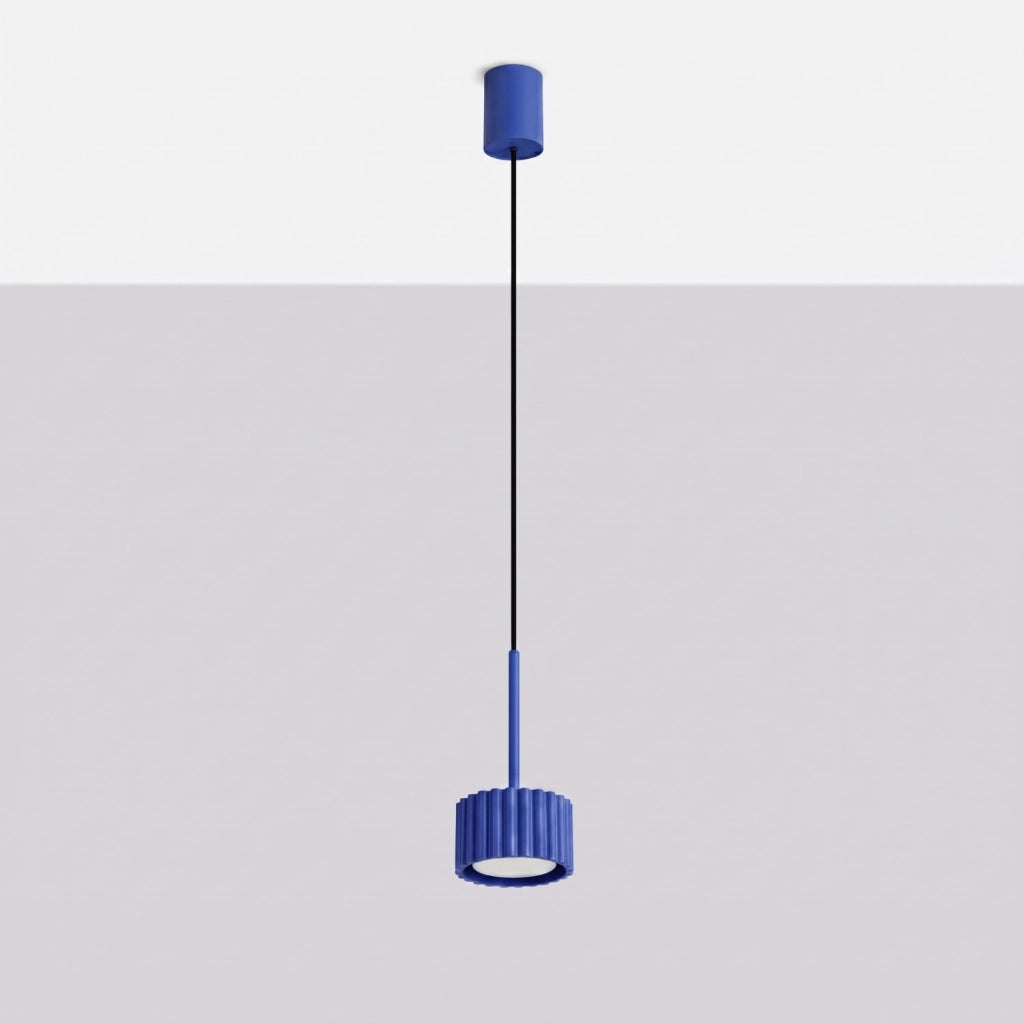 Lampada a sospensione AURA 1 oltremare Gx53