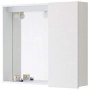 SPECCHIERA 67X16XH60CM CON 1 ANTA BIANCA LUCIDA