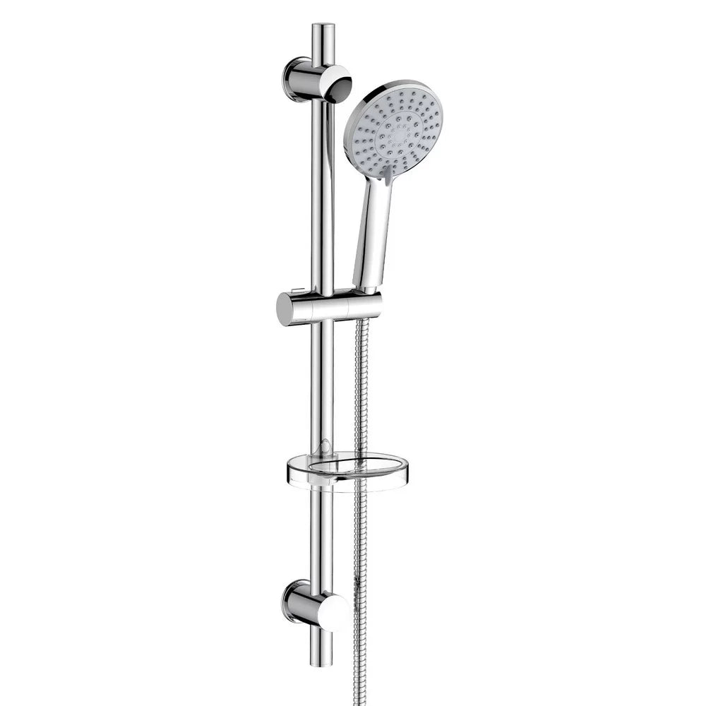 Saliscendi Mirto cromo asta con 2 supporti regolabili