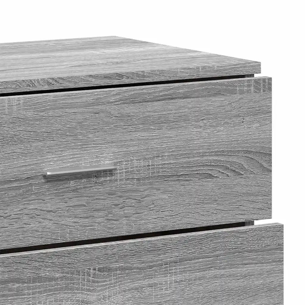 Credenza Grigio Sonoma 60x39x80 cm in Legno Multistrato 840532