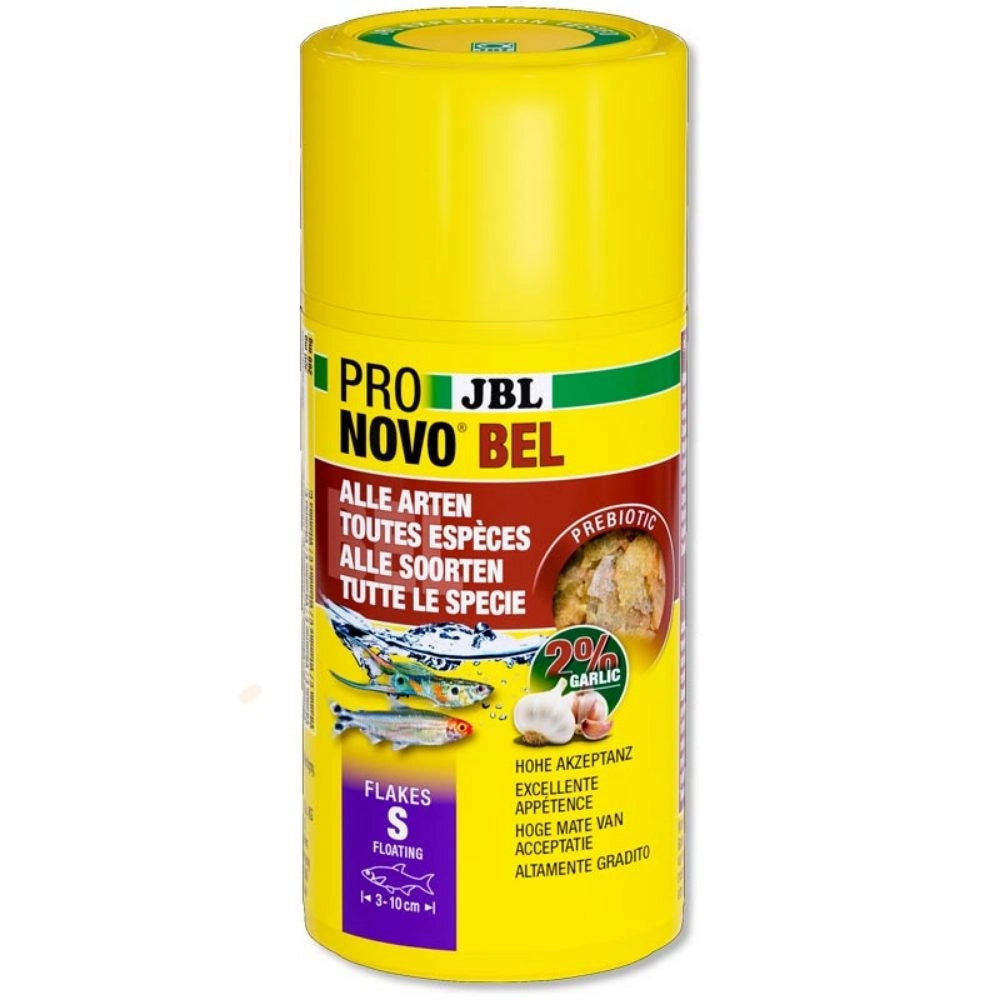 JBL ProNovo Bel Flakes S 100ml - Mangime base in fiocchi per tutti i pesci ornamentali da 3 a 10cm