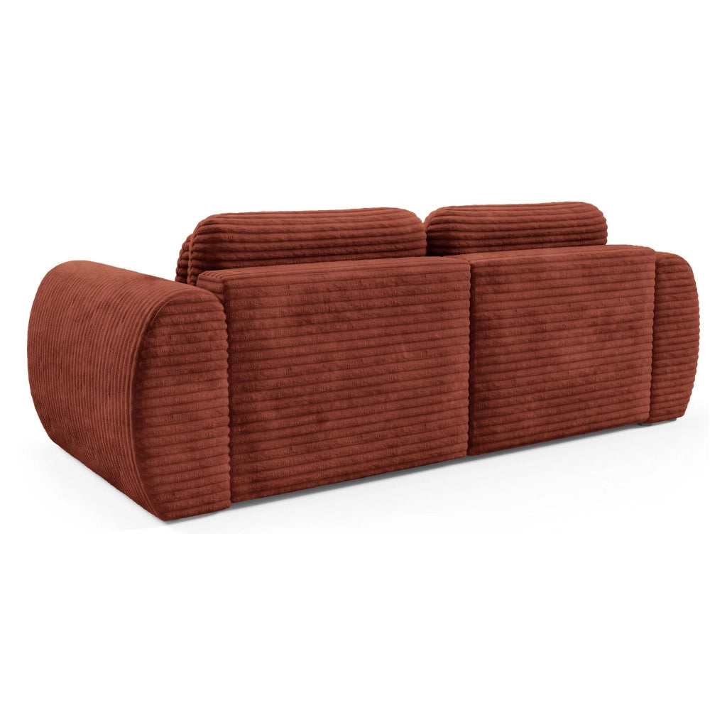 Golgi, Divano Letto 2 Posti Contenitore, 266x121 cm Rosso