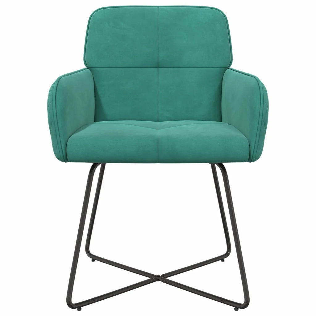 Sedie da pranzo 6 pz Velluto Turchese 59 x 56,5 x 86 cm 3428227