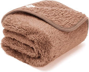Deke per cani morbidi - Fleece lavabile - Adatto per piccoli cani e gatti - Marrone - 120 * 100cm
